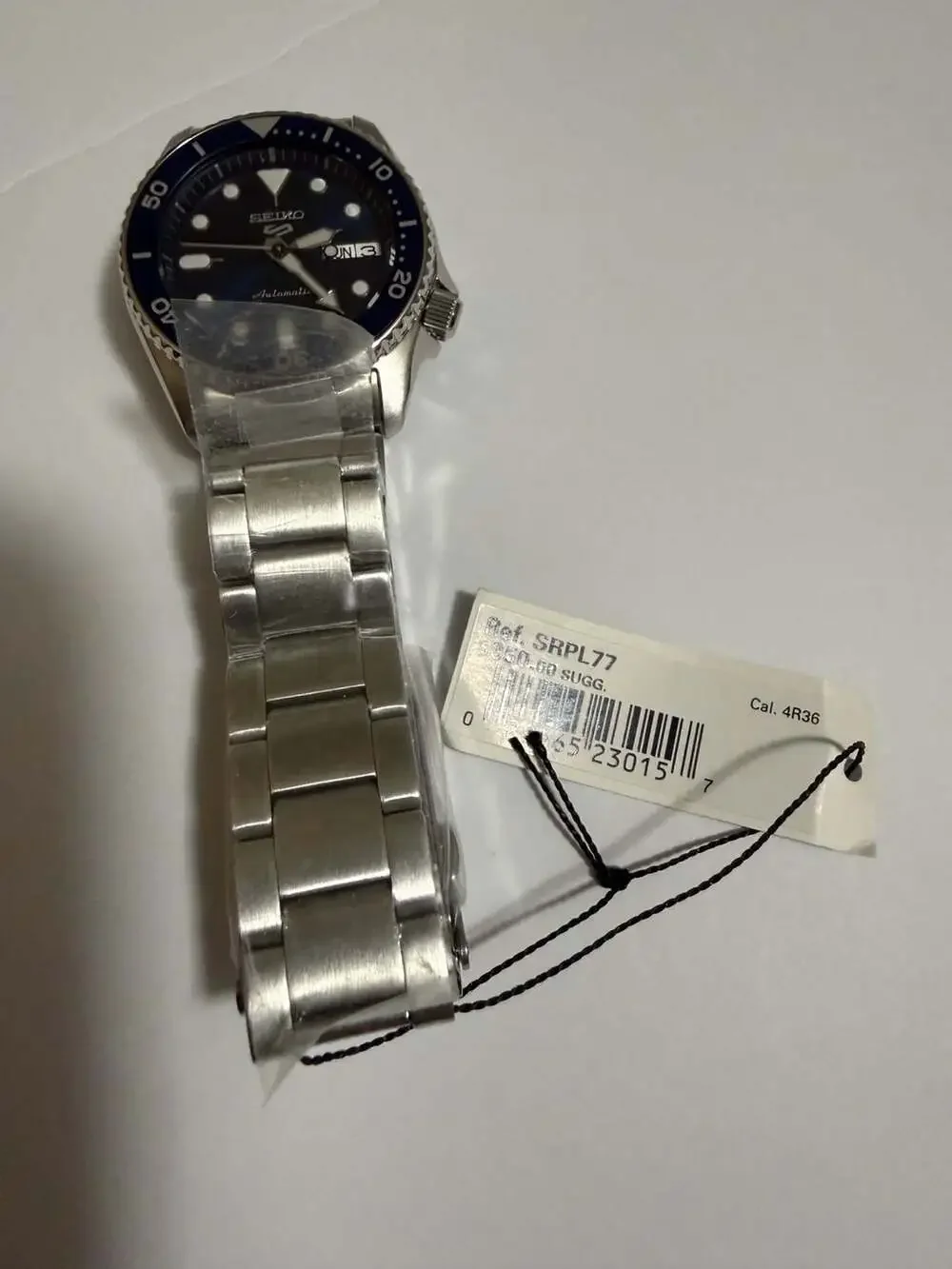 Seiko 5 Sports SRPL77 Automatic Blue Dial Stainless Steel Watch
